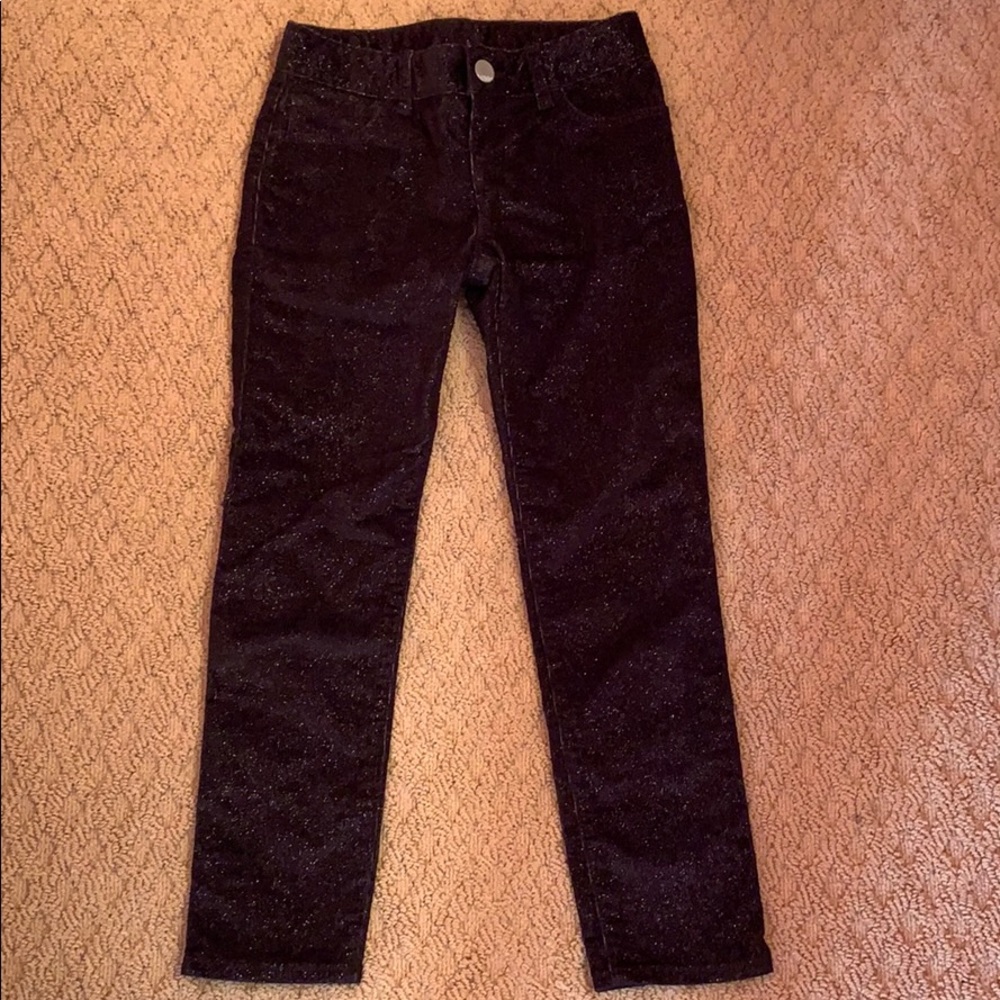 Black sparkle pants
